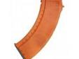 "
Tapco MAG0632-OR Intrafuse AK-47 Smooth Side Magazine 30 Round, Orange
Intrafuse AK-47 Smooth Side 30rd Orange
Specifications:
- Color: Orange
- Designed in the spirit of the original Bulgarian steel magazine for use with the AK-47
- Holds 30 rounds of