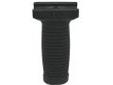 "
Tapco STK90201-BK Intrafuse Vertical Grip, Standard Black
Designed with direct input from military and law enforcement, the Intrafuse Vertical Grip provides the shooter with increased weapon control and additional battery storage. The unique contour of