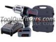 "
Ingersoll Rand W7250-K1 IRTW7250-K1 IQv20 Li-Ion 1/2"" Drive Impact Wrench Kit - Extended Anvil with Charger and One Battery
Features and Benefits:
POWER â An industry leading 1,100 ft/lbs of Nut Busting Torque from a tool weighing only 6.8 lbs.