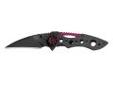 "
Mantis MR-1 Isosceles, Black Straight Blade
The trademarked red accents will let you know who made it, but the ""almost"" perfect triangle blade shows us all what MANTIS KNIVES is up to-frame locked of course and the integrated belt clip complete the