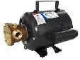 Bronze AC Motor Pump UnitFlow rate: up to 9.6 USgpm, maximum head 40ft (17.3psi)Self-priming from dry up to 7.8ftFeatures: Easy to service and maintain.Will tolerate abrasive wear (this may affect performance - seek advice from your distributer).Handles