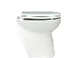 Deluxe Flush Electric ToiletYou may install JABSCO Deluxe Flush electrically operated marine toilet in both power and sailing craft, either above or below the waterline, for use onsea, river, lake or canal.Features:Space saving stylish designRegular