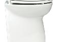 Deluxe Flush Electric ToiletYou may install JABSCO Deluxe Flush electrically operated marine toilet in both power and sailing craft, either above or below the waterline, for use on sea, river, lake or canal.Features:Space saving stylish designRegular