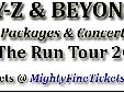 Jay-Z & Beyonce On The Run Tour VIP Fan Packages & Tickets
The Best VIP Fan Packages, VIP Field Concert Tickets & Group Ticket Sales
Jay-Z & Beyonce have announced the 2014 summer schedule for the On The Run Tour. The Jay-Z & Beyonce Tour dates included