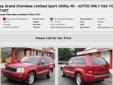 2005 Jeep Grand Cherokee Limited V8 4.7L SOHC engine 4WD Automatic transmission Inferno Red Tinted Pearlcoat exterior SUV Gasoline 4 door Dark Khaki/Light Graystone interior
c0a2813f98af473aaaa26a6ccdcf5831