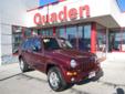 Quaden Motors
W127 East Wisconsin Ave., Okauchee, Wisconsin 53069 -- 877-377-9201
2002 Jeep Liberty Limited Pre-Owned
877-377-9201
Price: $8,988
No Service Fee's
Click Here to View All Photos (9)
No Service Fee's
Description:
Â 
Looking for a nice