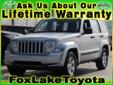 Fox Lake Toyota/Scion
75 S US Highway 12, Â  Fox Lake , IL, US -60020Â  -- 847-497-9085
2009 Jeep Liberty Sport
Call For Price
Click here for finance approval 
847-497-9085
About Us:
Â 
Â 
Contact Information:
Â 
Vehicle Information:
Â 
Fox Lake Toyota/Scion