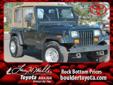 Larry H Miller Toyota Boulder
2465 48th Court, Boulder, Colorado 80301 -- 303-996-1673
1994 Jeep Wrangler Pre-Owned
303-996-1673
Price: $6,333
FREE CarFax report is available!
Click Here to View All Photos (23)
FREE CarFax report is available!