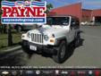 Â .
Â 
Jeep Wrangler
$17992
Call
Payne Weslaco Motors
2401 E Expressway 83 2401,
Weslaco, TX 77859
956-467-0581
CLEARANCE
Your wallet won't feel a thing!!!
Vehicle Price: 17992
Mileage: 40505
Engine: Gas I6 4.0L/242
Body Style: Convertible
Transmission: