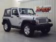 Briggs Buick GMC
2312 Stag Hill Road, Manhattan, Kansas 66502 -- 800-768-6707
2007 Jeep Wrangler X Sport Utility 2D Pre-Owned
800-768-6707
Price: Call for Price
Â 
Â 
Vehicle Information:
Â 
Briggs Buick GMC http://www.briggsmanhattanusedcars.com
Click here