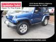 2010 Jeep Wrangler Sahara $24,541
Pre-Owned Car And Truck Liquidation Outlet
1510 S. Military Highway
Chesapeake, VA 23320
(800)876-4139
Retail Price: Call for price
OUR PRICE: $24,541
Stock: A4308A
VIN: 1J4AA5D14AL101151
Body Style: SUV 4X4
Mileage: