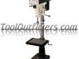 "
JET 354550 JET354550 JET J-A5816 15"" Variable Speed Floor Drill Press, 1 HP, 115-230V, 1 PH
Features and Benefits:
Speeds from 400 to 5000 RPM
Handwheel adjustment sets the speeds
Large 2-1/4" quill allows greater accuracy
3" column diameter for