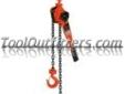 "
JET 187716 JETJLP-300-10 Jet JLP-300-10, 3 Ton Lever Hoist with 10' Lift
Features and Benefits:
Economical lever hoist designed for years of trouble-free operation
All steel construction with a durable powder coat finish
Completely enclosed Weston type