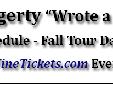 John Fogerty ?Wrote a Song for Everyone" Fall Tour 2013
John Fogerty continues to promote his latest release, the ?Wrote a Song for Everyone" album with a new schedule of Fall Tour Dates that was announced for the 2013 Tour.
The 2013 Fall Tour will kick