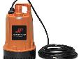 AC PumpSump pump rated for continuous duty...24 hours a day, 365 days a year. Strong and dependable with extended pump life if used intermittently in a sump application. 1" threaded discharge, 10 ft cord.
Manufacturer: Johnson Pump
Model: 10-10216-01