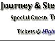 Journey, Steve Miller Band & Tower Of Power in Dallas
Concert in Dallas, TX at the Gexa Energy Pavilion on May 25, 2014
Journey & the Steve Miller Band will arrive for a concert in Dallas, Texas on Sunday, May 25, 2014. The Dallas concert will be
