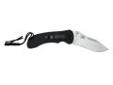 "
Ontario Knife Company 8905 JPT-3R Drop Point Black Round Handle Stainless, Combo Edge
This is one of the knives from Ontario Knife's second series of Joe Pardue Utiliac knives. This series features AUS-8A steel blades at 0.115"" thickness that are flat