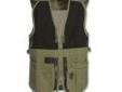 "
Browning 3050545405 Jr Trapper Creek Vest, Sage/Black XX-Large
Browning Junior Trapper Creek Mesh Shooting Vest - Sage/Black
Features:
- 100% poly mesh body for ventilation
- Full-length 100% garment washed cotton twill shooting patch
- Internal