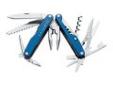 "
Leatherman 74204003K Juice CS4 Glacier, Blue Aluminum Handle, Peg
Leatherman 74204003K Juice CS4 Pocket Multi-Tool, Glacier Blue
The Leatherman Juice Cs4 is our second largest Juice model, and just like its bigger brother, it's the perfect size for a