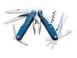 "
Leatherman 74204011K Juice CS4 Glacier, Blue Aluminum Handle, Premium, Box
Leatherman 74204011K Juice CS4 Pocket Multi-Tool, Glacier Blue
The Leatherman Juice Cs4 is our second largest Juice model, and just like its bigger brother, it's the perfect size