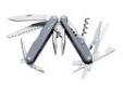 "
Leatherman 74208012K Juice CS4 Storm, Gray Aluminum Handle, Gift Tin
Leatherman 74208012K Juice CS4 Pocket Multi-Tool, Storm Gray, With Gift Tin
The Leatherman Juice Cs4 is our second largest Juice model, and just like its bigger brother, it's the