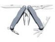 "
Leatherman 70208001K Juice Multi-Tool Juice S2 No Sheath, (Gray)
The Juice S2 is definitely cutting edge. Its distinctive gray anodized aluminum handles are contoured for comfort. Like all in the Juice line, the S2 comes with pliers, wire cutters, and