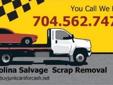 Free Junk Car Removal Plus Cash! 
Carolina Salvage Pays Top Dollar paid, in cash now! We are paying cash to you for junk car removal & any vehicles from year 1910 and up! Junk your wrecked, used, flood damaged, burned, unneeded cars, trucks, vans & SUVs