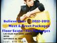 Justin Bieber Meet and Greet VIP Packages Wells Fargo Center Philadelphia November 4, 2012 Floor Seats and Club Seats ON SALE
Â  
Justin Bieber will be in Philadelhphia at Wells Fargo Center on Sunday November 4, 2012 at 7:00 pm. We still have some great