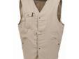 TDI VestSince it is not always practical to carry a handgun in your holster, John Benner has designed the TDI Tactical Vest. It is made from 100% khaki-colored woven cotton and features a right chest pocket with pen holder and two reinforced waist pockets
