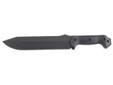 KA-BAR BK9 Bowie Knife - Fixed Style - 9"" Blade - Plain Edge - Clip Point Design BK9
A synthesis of Becker's trademark ergonomic handle design and a traditionally profiled American Bowie style blade, the Combat Bowie has proven to perform well during