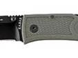 Folding Hunter Knife, GreenAccessories: Pocket ClipDescription: Drop PointEdge: PlainFinish/Color: StainlessFrame/Material: KratonModel: DozierModel: HunterPackaging: BoxSize: 4.25"Type: Folding Knife
Manufacturer: Ka-Bar
Model: 4062FG
Condition: New