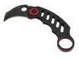 "
Mantis MK-1 Karambit Knives Cinq I, Talon Blade
The Cinq I has hawk-bill style blade that looks extremely intimidating. The 420HC provides lasting sharpness, but also allows you to sharpen it with ease. The spacer and pivot are both bright dipped type-3