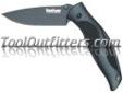 "
Kershaw 1550 KER1550 Ken Onion Smooth Edge Blackout Knife
Features and Benefits:
Speed-safe Index finger opening system provides truly ambidextrous operation
13C26 stainless steel blades for strength and corrosion resistance
Blade is coated with scratch