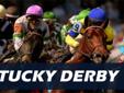 Kentucky Derby Tickets Churchill Downs
Kentucky Derby are on sale Kentucky Derby will be performing live at Churchill Downs
Add code backpage at the checkout for 5% off on any Kentucky Derby. This is a special offer for Kentucky Derby at Churchill Downs