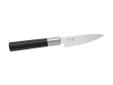 A paring knife is a kitchen essential. Its compact size makes it ideal for peeling, coring, trimming, decorating, and other detail work. Generally, you'll use the Wasabi Black Paring knife in your hand rather than against a cutting board, though paring