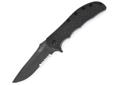 Accessories: Thumb Stud/Flipper/Pocket ClipDescription: Drop PointEdge: ComboFinish/Color: 8CR13MOV/Black Oxide CoatingFrame/Material: Black NylonModel: Volt IIPackaging: BoxSize: 3.125"Type: Folding Knife/Assisted
Manufacturer: Kershaw Knives
Model: