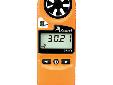 2500 Pocket Weather Meter - OrangePart #: 0825The Kestrel 2500 Pocket Weather Meter measures wind and temperature with total accuracy, and has the added benefits of an air pressure sensor that provides altitude and barometric information. Kestrel 2500