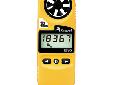 3500 Pocket Weather Meter - YellowPart #: 0835The Kestrel 3500 Weather Meter has the most functions of any Kestrel Meter in the 3000 series. The Kestrel 3500 measures temperature, wind speeds, barometric phenomena, pressure trends of up to 3 hours, and