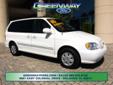 Greenway Ford
2005 KIA SEDONA 4dr Auto LX Pre-Owned
Call for Price
CALL - 855-262-8480 ext. 11
(VEHICLE PRICE DOES NOT INCLUDE TAX, TITLE AND LICENSE)
VIN
KNDUP132456759318
Exterior Color
WHITE
Mileage
78696
Stock No
00BP1224
Trim
4dr Auto LX
Year
2005