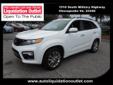 2013 Kia Sorento SX $26,451
Pre-Owned Car And Truck Liquidation Outlet
1510 S. Military Highway
Chesapeake, VA 23320
(800)876-4139
Retail Price: Call for price
OUR PRICE: $26,451
Stock: BX4727B
VIN: 5XYKW4A29DG384052
Body Style: Crossover
Mileage: 46,001