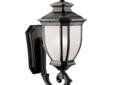 The Kichler Lighting 11005RZ Salisbury 1-Light Fluorescent Outdoor Wall Mount Fixture with its unmistakable British influence, the elegant wall lantern displays enduringly good-taste for exterior applications. Whether you are looking for that perfect