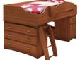 â·â· Kids Bed: Imagine Loft Bunk Bed - Morgan Red-Brown (Cherry) For Sales
â·â· Kids Bed: Imagine Loft Bunk Bed - Morgan Red-Brown (Cherry) For Sales
Â Best Deals !
Product Details :
Find kids beds and headboards at ! This loft bed is a great solution for