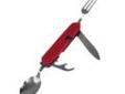"
Tex Sport 15134 Multi-Function: Knife/Fork/Spoon
Multi-function Knife
- Stainless steel knife, fork, spoon, and can opener "Price: $2.78
Source: http://www.sportsmanstooloutfitters.com/multi-function-knife-fork-spoon.html