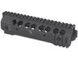 Knights Armament AR15 8" URX III Carbine RAS with Integral Flip Front Sight Black. The Knights Armament Upper Receiver Extending (URX III) Carbine rail, integrates modularity with free-floating barrel functionality. The forend section of the URX III is