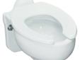 This Sifton Water-Guard toilet bowl is precision-engineered to meet the challenging demands of today's commercial bathrooms. Its wall-hung installation allows for easy floor cleaning and its straightforward design offers a trim, uncluttered
