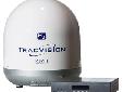 TracVision M3-DX System with 12 volt Multi-service Interface Box with LCD**Requires satellite receiver for DISH Network, HD DirecTV or, ExpressVu Service The deluxe 14" HDTV satellite TV system for blue water boaters in North America and Central America