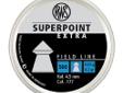 Looking for deep penetration from a high quality lead pellet? RWS Superpoint Extra pellets enhances performance of many mid-range airguns and pellet rifles. They offer consistent accuracy through precision manufacturing and thanks to its conical head