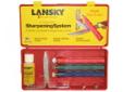 All Lansky Sharpening Systems include: Patented precision engineered multi-angle, flip-over knife clamp. Sharpening hones on color coated, finger grooved safety holders. One guide rod for each honing stone. Specially formulated honing oil. Extra long
