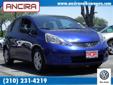 Ancira Volkswagen
2010 Honda Fit Base
Asking Price $14,998
Contact The Internet Department at (210) 231-4219 for more information!
2010 Honda Fit Base
Price:
$14,998
Engine:
1.5L 4 cyls
Color:
Blue Sensation Pearl
StockÂ #:
V086690B
Transmission:
Automatic