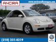 Ancira Volkswagen
2007 Volkswagen New Beetle 2.5
Asking Price $13,498
Contact The Internet Department at (210) 231-4219 for more information!
2007 Volkswagen New Beetle 2.5
Price:
$13,498
Engine:
2.5L 5 cyls
Color:
Harvest Moon
StockÂ #:
V664196A